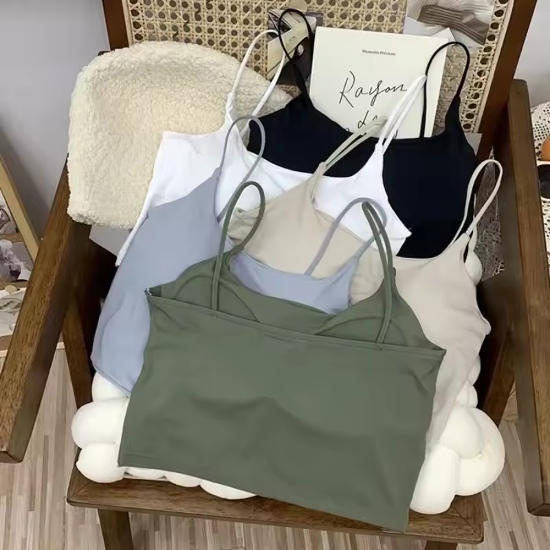 T Shirt Bra Seamless - Reggiseno a canotta imbottito in seta