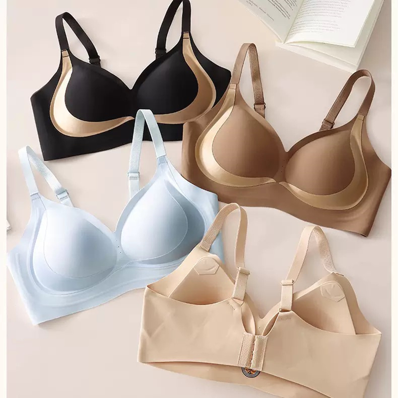 Wirefree Bra Comfort - Reggiseno push-up da donna alla moda,