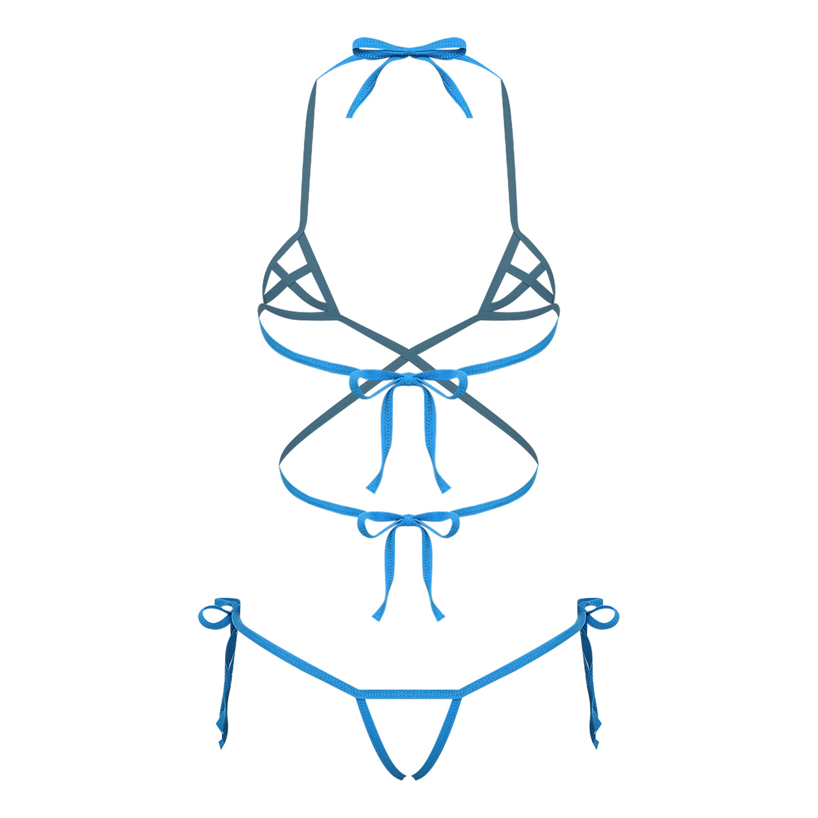 Sheer Bra Lace - Set di costumi da bagno bikini