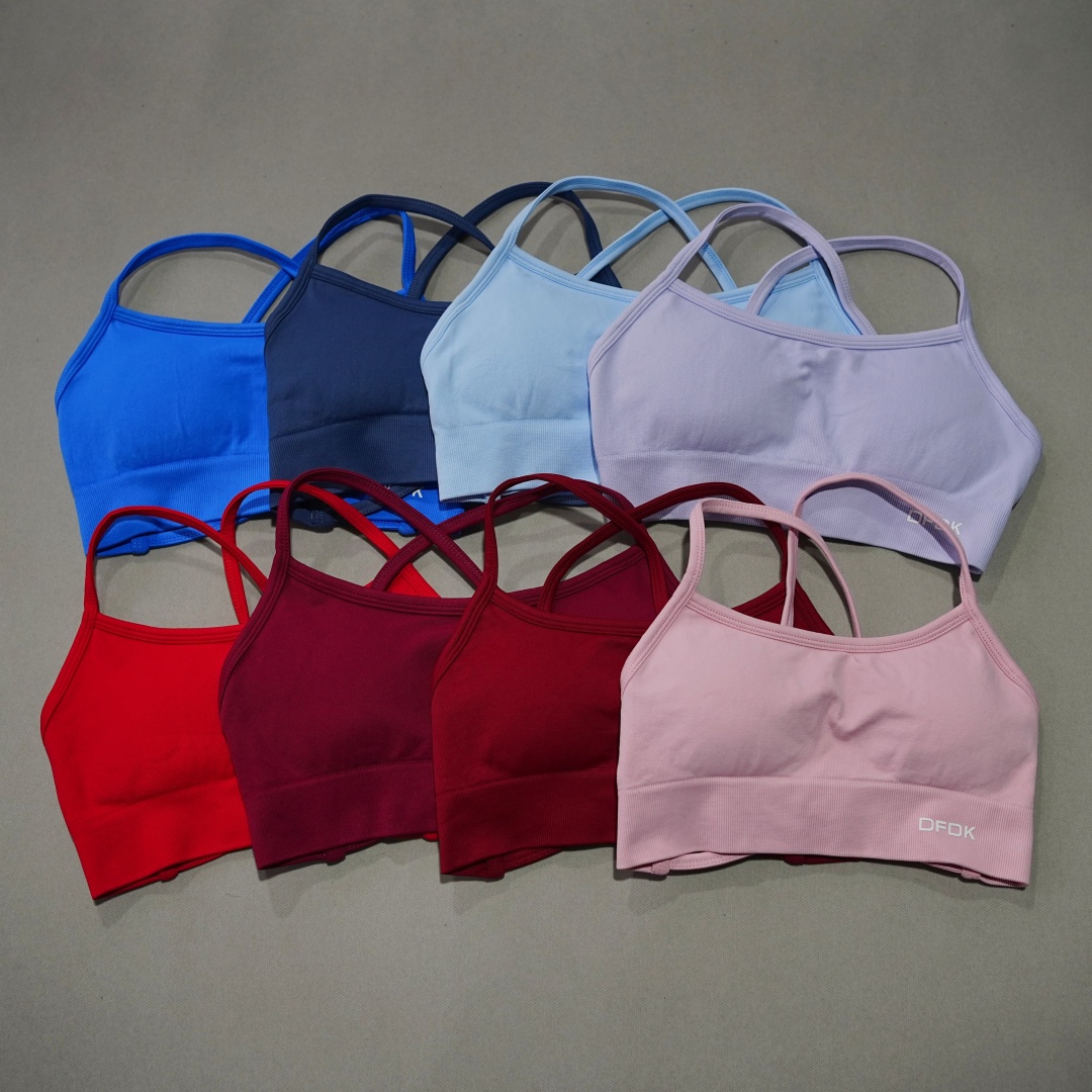 Underwire Bra Padded - Reggiseno da yoga DFDK a costine