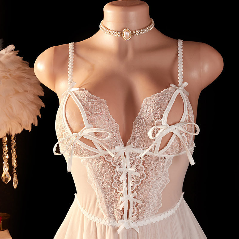 Completo Set Lingerie Sexy Tra - Sheer Bra Lace recensione e prezzo