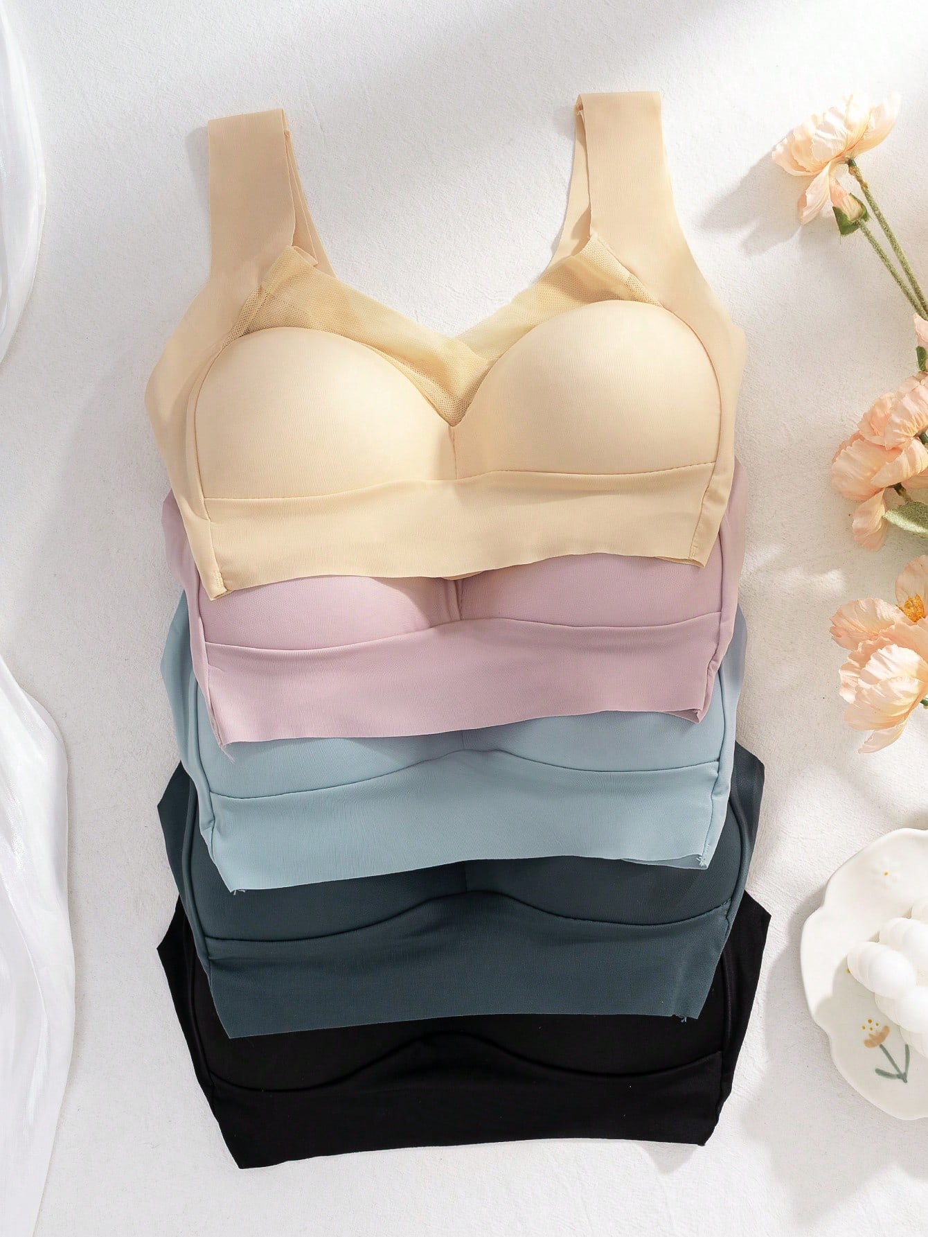 Set di 5 Reggiseni Senza Cucit - Sleep Bra Bralette recensione e prezzo