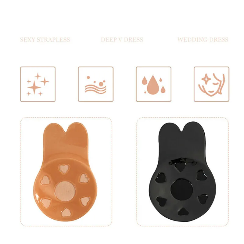 1 paio di toppe per reggiseno  - Push Up Bra Silicone recensione e prezzo