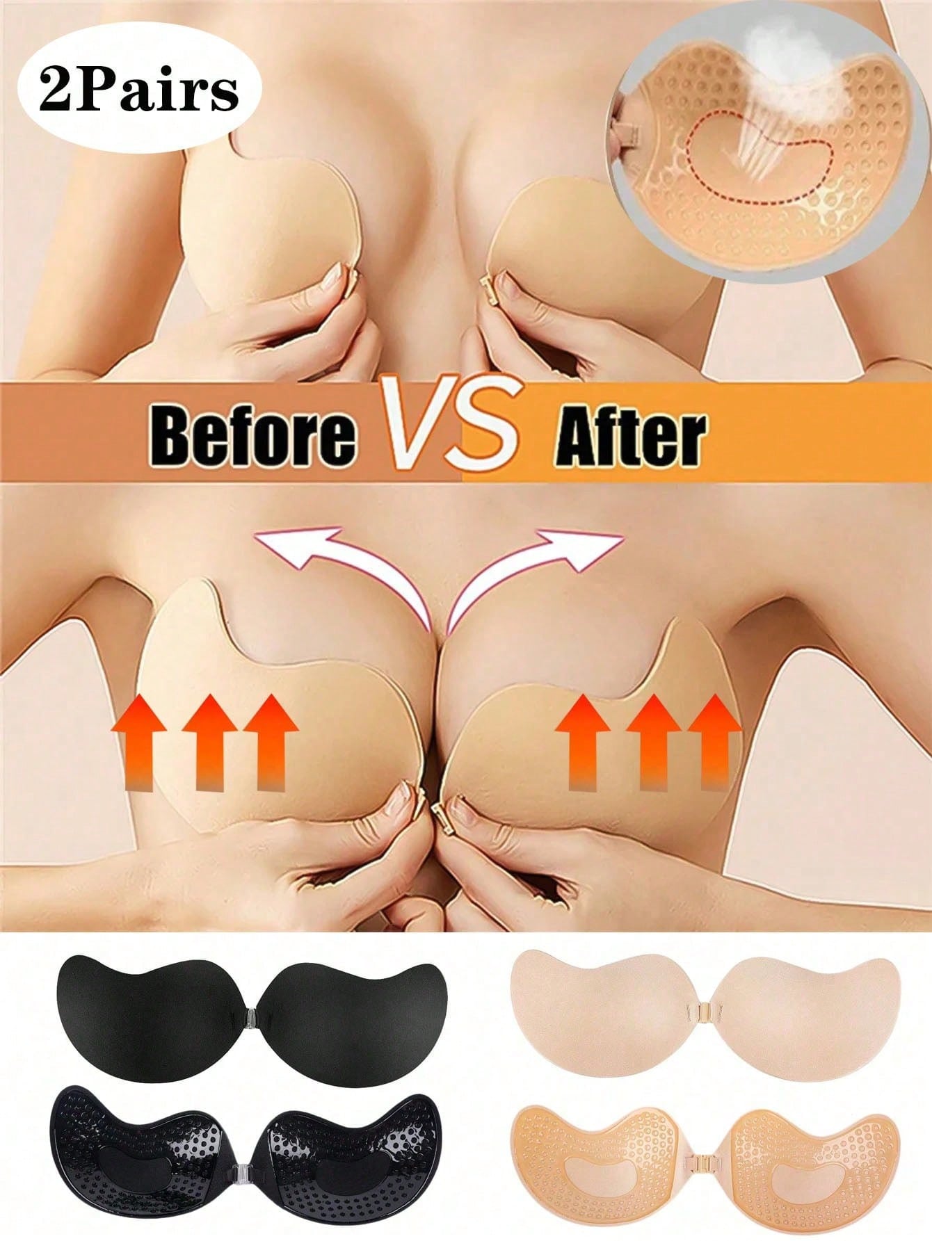 Confezione da 2 reggiseni invi - Strapless Bra Adhesive recensione e prezzo